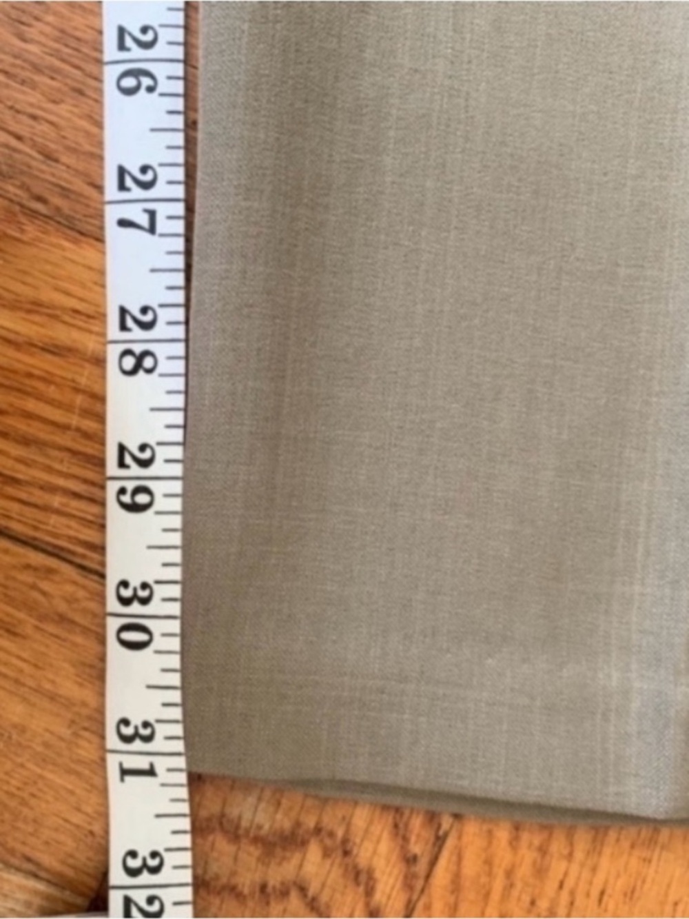 Haggar Men's Khaki Classic Fit Iron-Free Pants in Light Tan - Picture 10 of 12